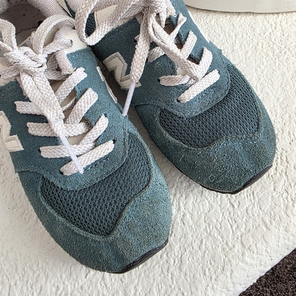 Toddler New Balance Classic 574 In New Spruce - Picture 10 of 13